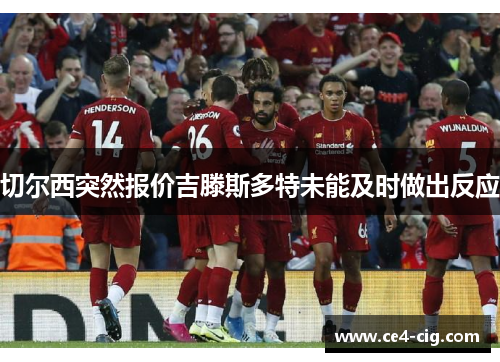 切尔西突然报价吉滕斯多特未能及时做出反应 切尔西突然报价吉滕斯多特未能及时做出反应